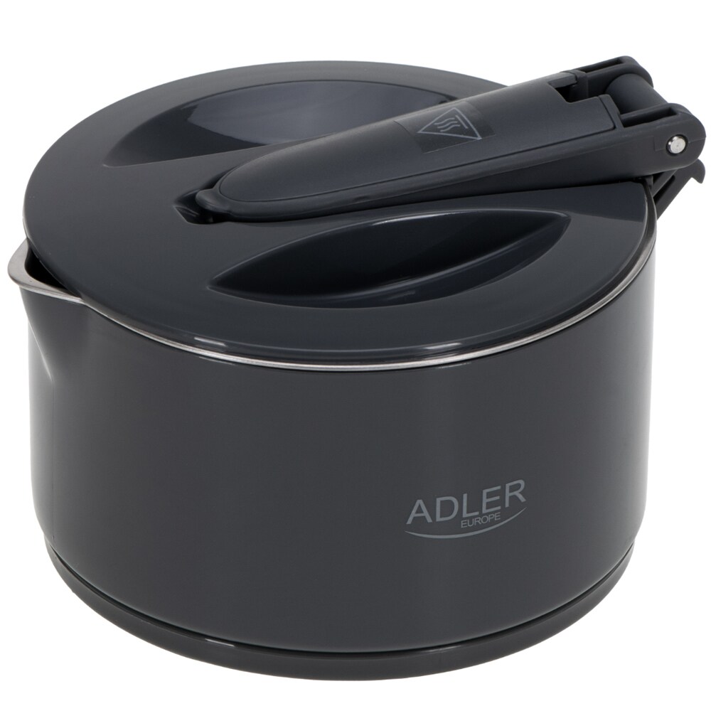 Adler AD 1377G, 0,6 l, 600 W, Grå, Plast, Silikon, Rostfritt stål, Sladdlös, Hålla sig varm funktion, bild 3