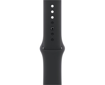 Apple Watch 46 mm Sportband S/M, Svart
