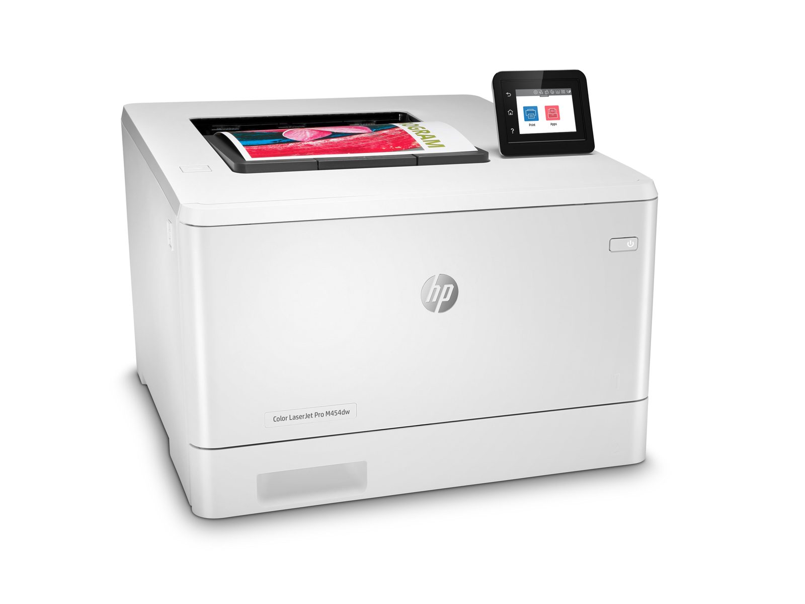 HP Color LaserJet Pro M454dw, 600 dpi färglaser, 28/28 ppm, duplex, AirPrint, USB/LAN/WiFi/Bluetooth, bild 3
