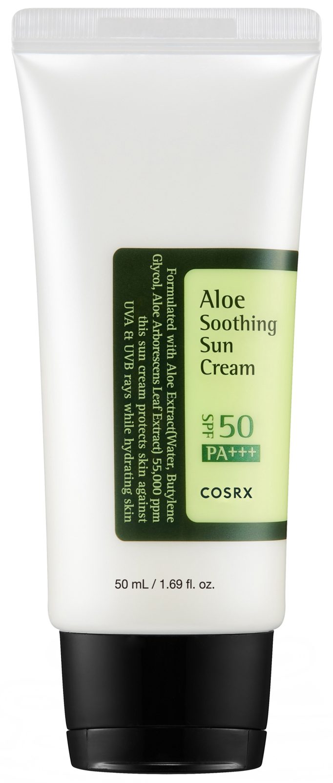 COSRX Aloe Soothing Sun Cream SPF50+PA + + + White 50 ml