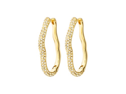 PILGRIM - AVOLA Hoop Earrings - Gold-Plated - 40 mm, bild 2