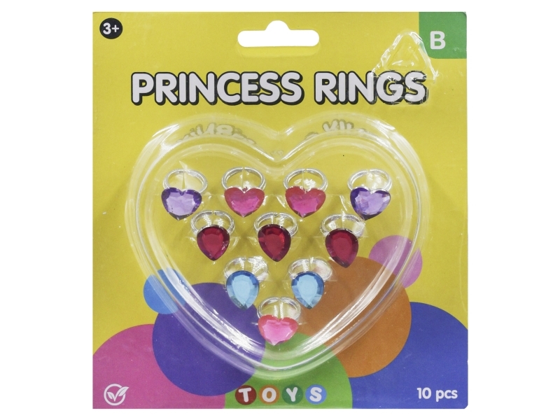 Impulse Toys Princess Rings - 10 st