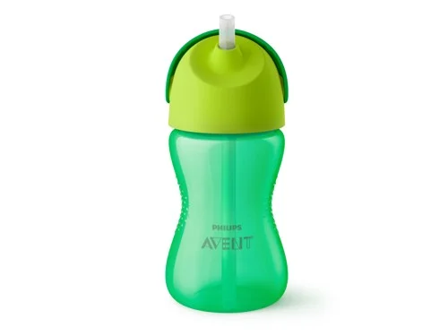 Philips Avent Sugrörsmugg Bendy Grön & Lime 300 ml, bild 4