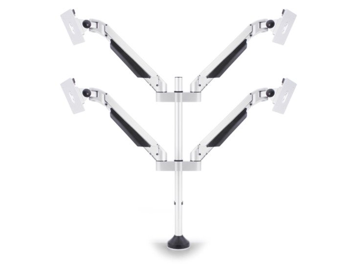 Bordsfäste Multibrackets Gas Lift Arm Quad, 4 skärmar 15-32" - Vit, bild 3