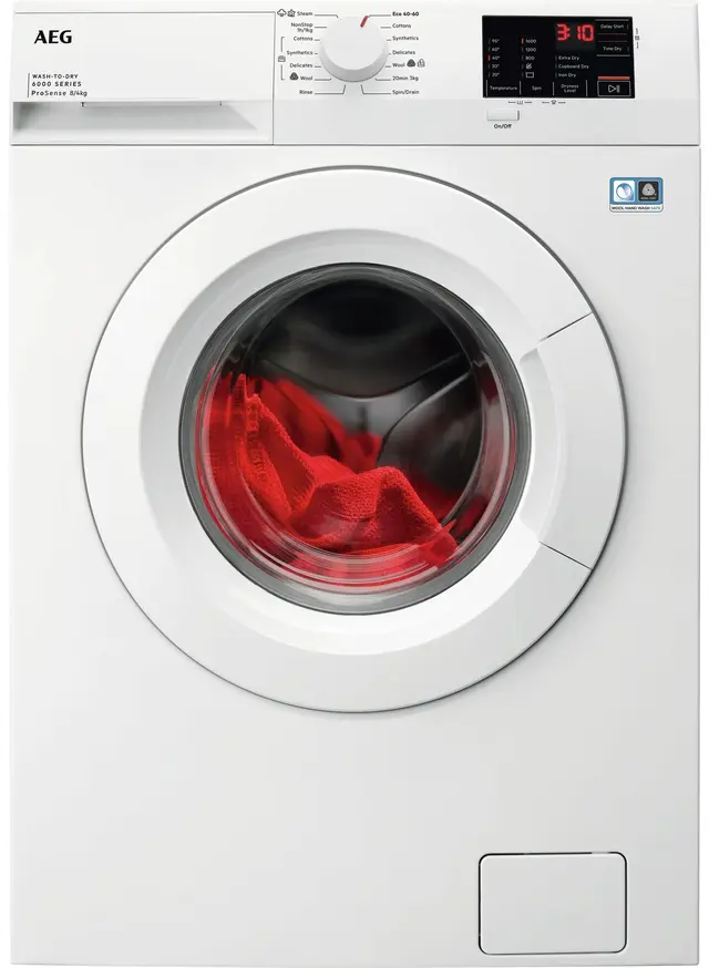 AEG Serie 6000 Kombinerad Tvättmaskin/Torktumlare LWD662P86P (8/4kg)