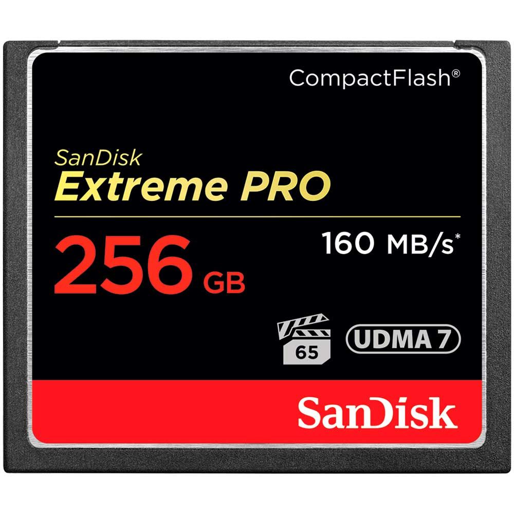SanDisk Extreme Pro CF 256GB 160MB/s VPG 65 UDMA 7 -minneskort, bild 2