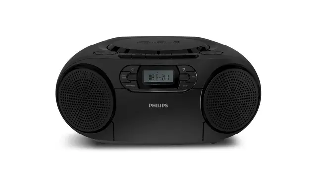 Philips TAZ2500 CD-spelare med FM-radio (svart)