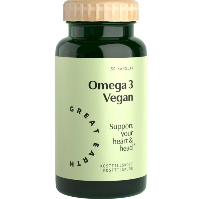 Great Earth Omega 3 Vegan 60 kap
