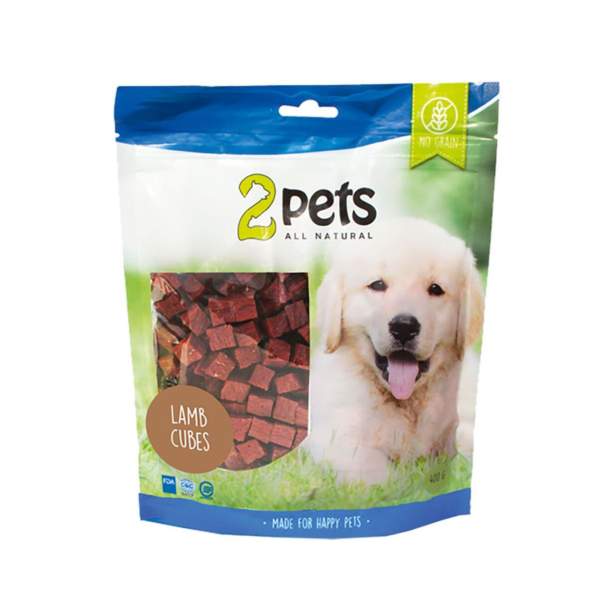 2Pets Cubes Hundgodis med Lamm 400 g