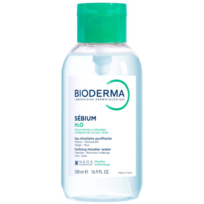 Bioderma Sébium H2O With Pump 500 ml