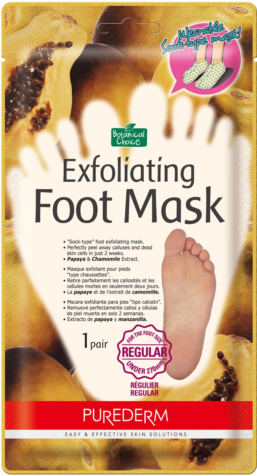 Purederm Exfoliating Foot Mask 40 ml