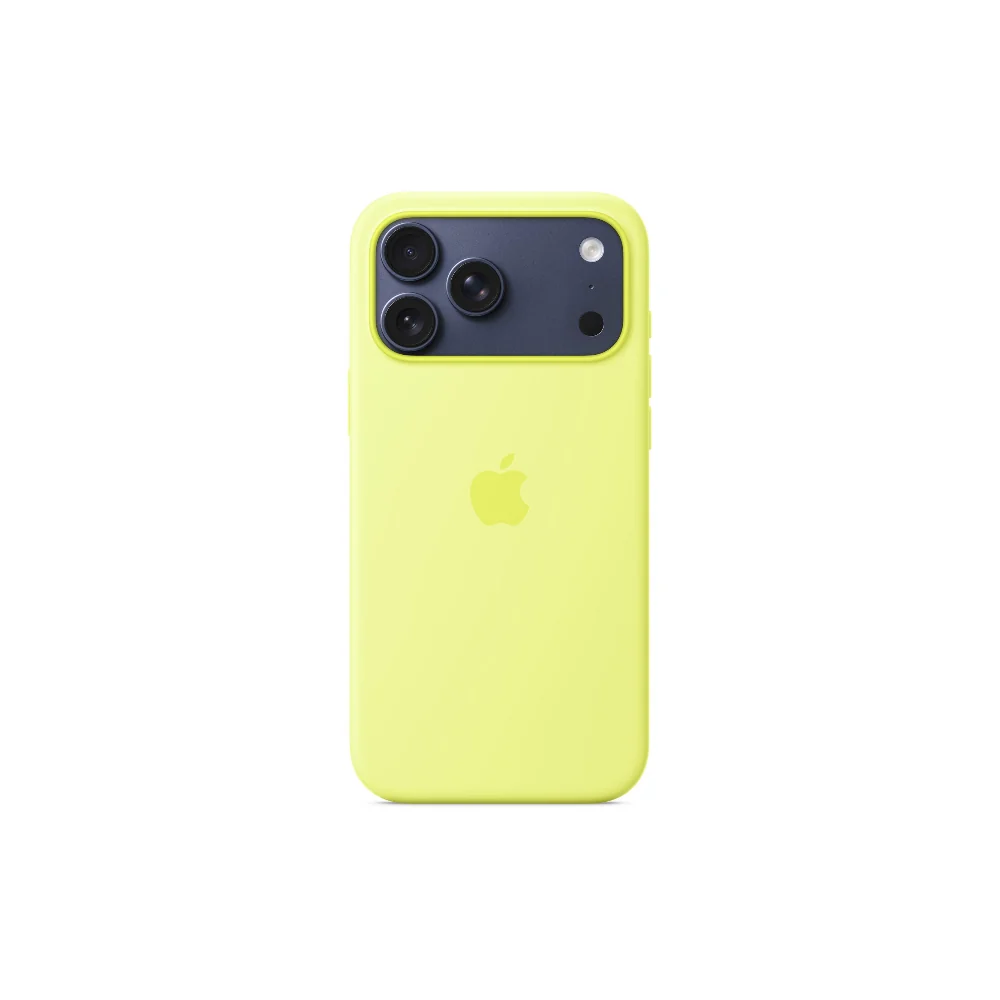 Apple iPhone 17 Pro Max Silicone Skal MagSafe, neongul