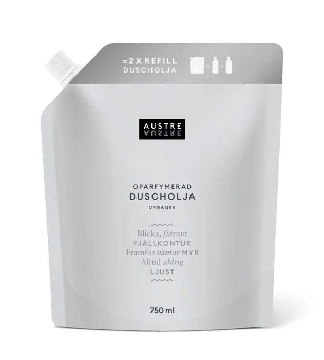 AUSTRE Duscholja Oparfymerad Refill 750 ml