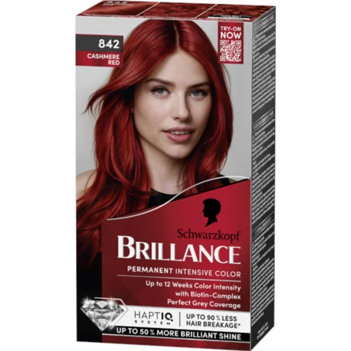 Schwarzkopf Brillance 842 Cashmere Red