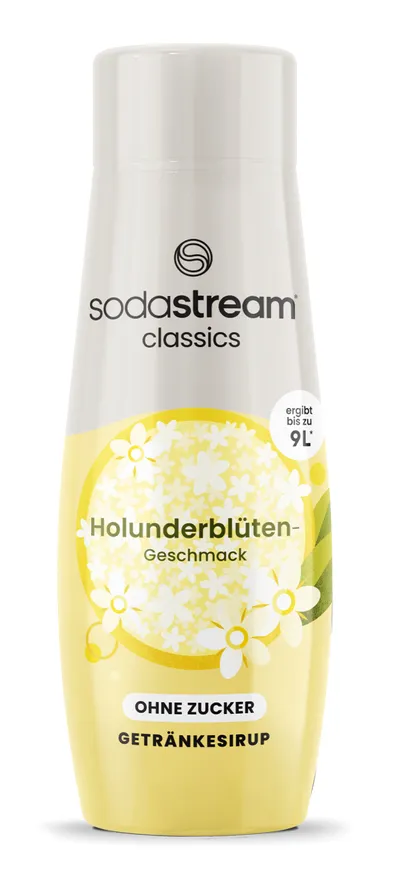 SodaStream Fläder sockerfri smaksirap, 440 ml