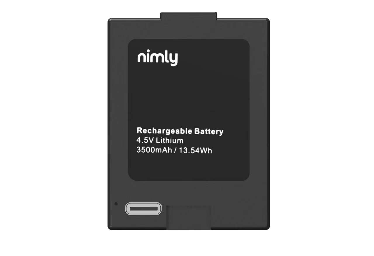 nimly Uppladdningsbart batteri / 4,5V / 3500mAh / USB-C, bild 3