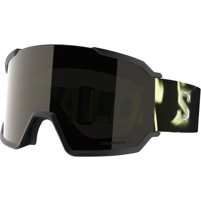 Salomon Goggles S/View 3 Black Yellow/Black - OneSize
