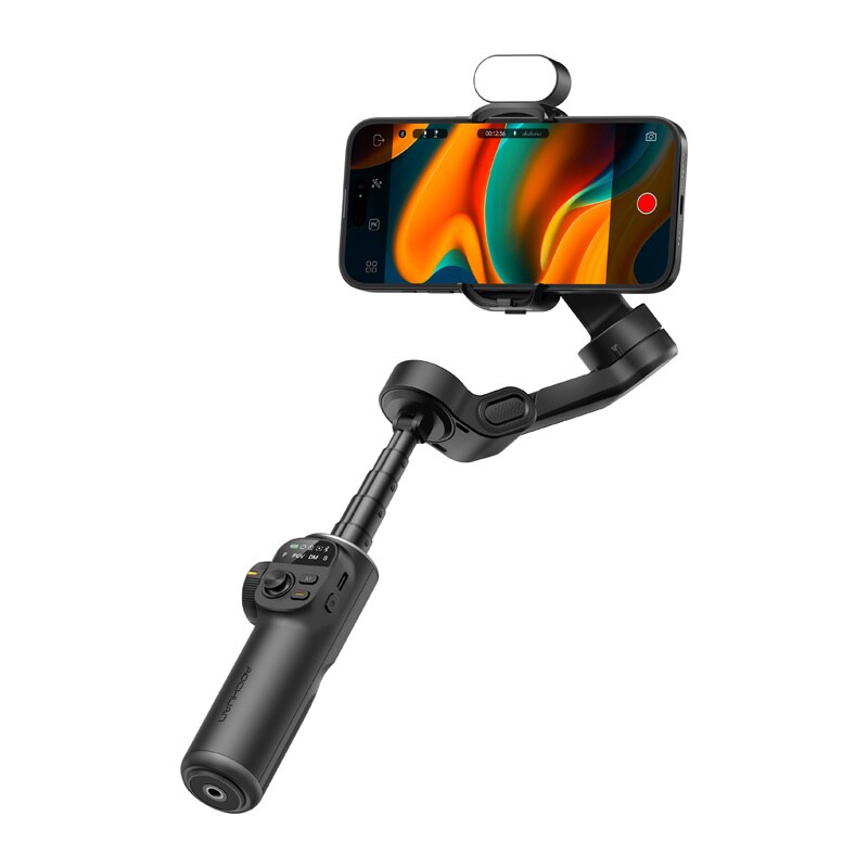 AOCHUAN X2 Gimbal with RGB Lighting (Black), bild 2