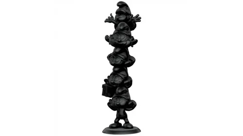 The Smurfs Resin Statue Smurfs Column Black Edition 50 cm, bild 3