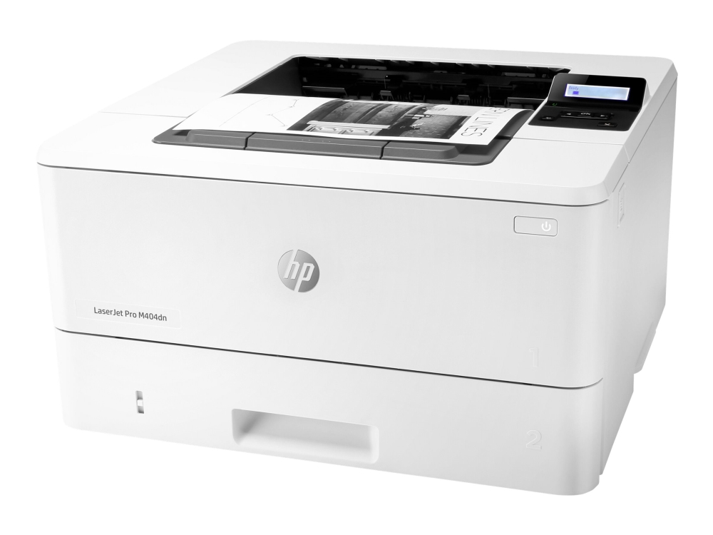 HP LaserJet Pro M404dn - Skrivare - svartvit - Duplex - laser - A4/Legal - 4800 x 600 dpi - upp till 38 sidor/minut - kapacitet: 350 ark - USB 2.0, Gigabit LAN, USB-värd