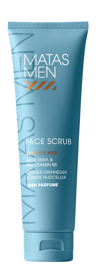 Matas Striber Men Face Scrub For Sensitive Skin Fragrance Free 150 ml