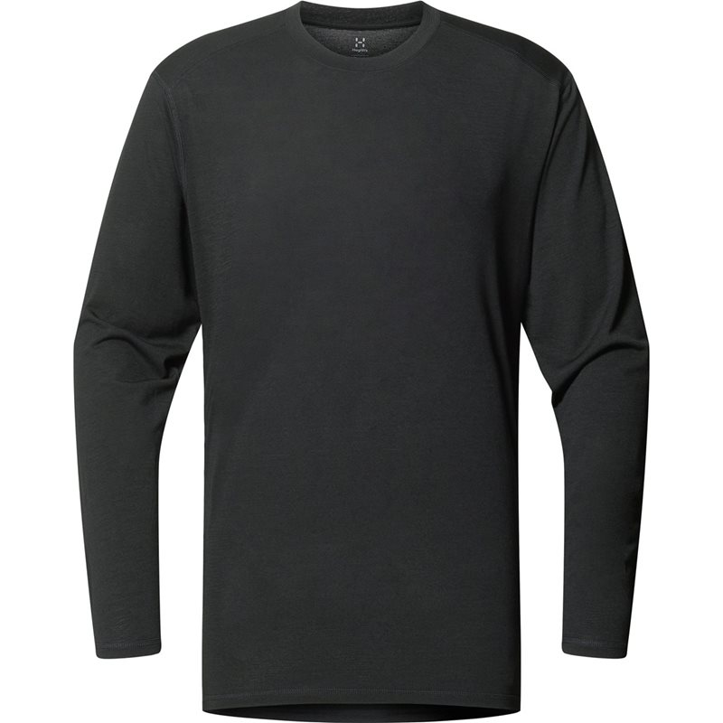 Haglöfs Kaise Wool LS Tee Men True Black - S