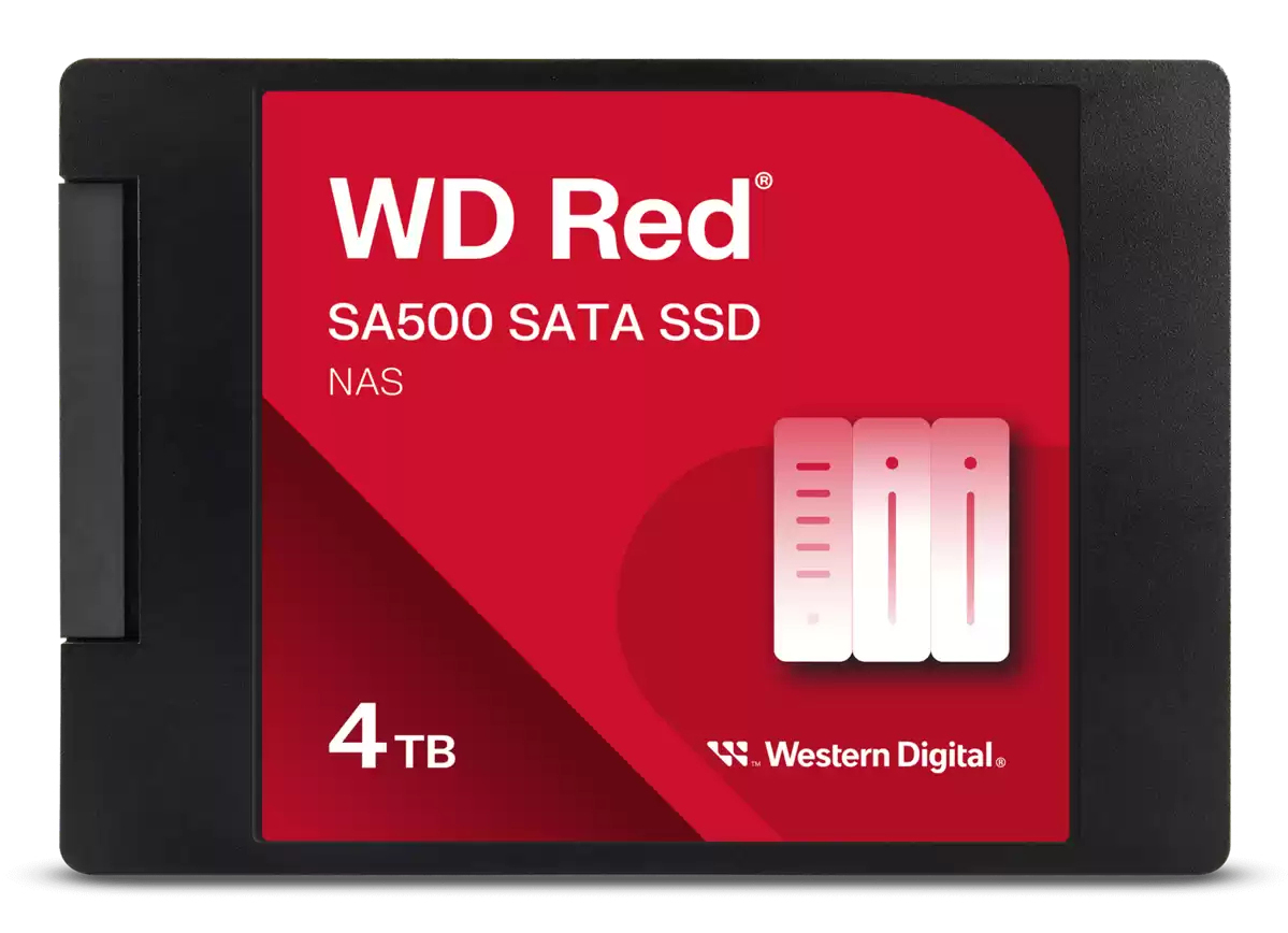 4 TB WD Red SA500 NAS SSD, SATA3, bild 3