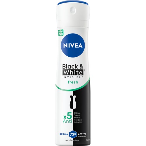 NIVEA Black & White Fresh Spray 150 ml 150 ml