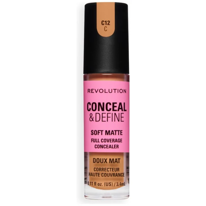 Revolution Conceal and Define Full Coverage Concealer C12C, 3,4 ml, bild 4