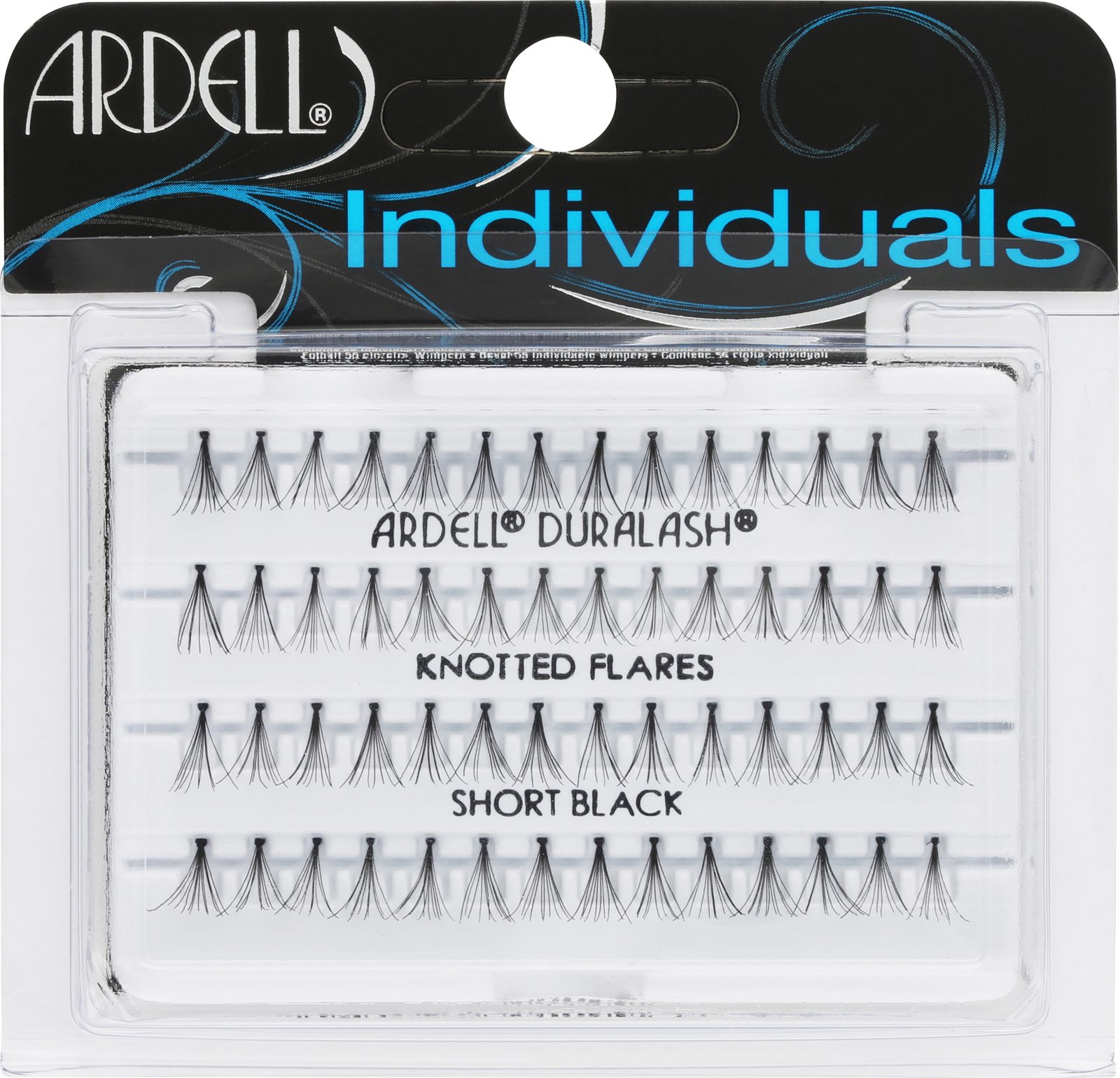 ARDELL INDIVIDUELLA LÖSFRANSAR Duralash Individual Knotted Flare Short Black Duralash Individual Knotted Flare Short Black