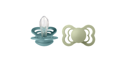 BIBS Supreme Pacifier Silikon stl2 Sea/Sage, 2 st, bild 4