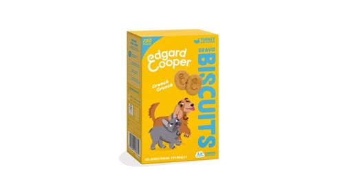 Edgard Cooper - Bravo Dog Biscuits - Turkey - 400g, bild 3