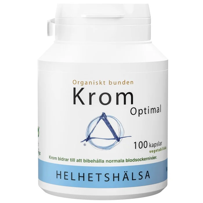 Helhetshälsa Krom Optimal 100 kapslar