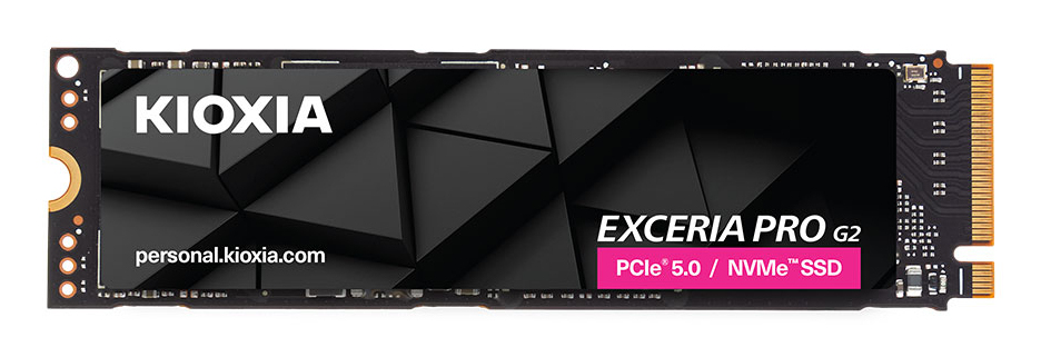 1 TB Kioxia Exceria Pro G2 SSD, TLC, M.2 2280 NVMe PCIe 5.0, bild 2