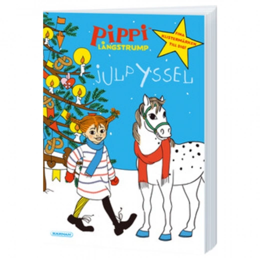 Pippi Långstrump Pysselbok Jul Med klistermärken