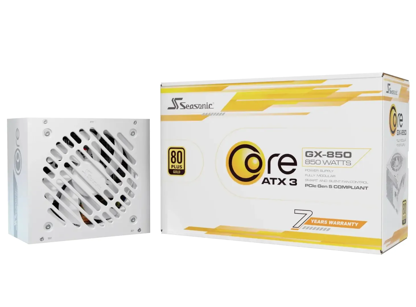 Seasonic Core GX V2 850W ATX 3.1 Vit, bild 2