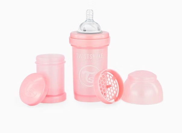 Twistshake Anti-Colic Pastel Light Pink 180 ml, bild 2