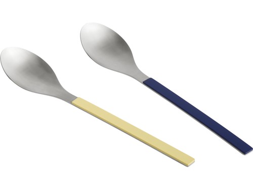 HAY - MVS Serveringssked – 2-pack (Blå & Gul), bild 2
