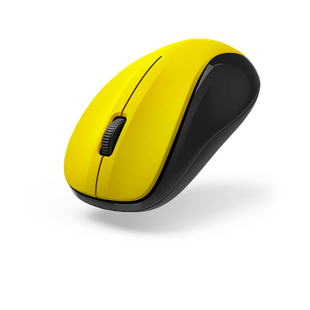 Hama Optical Wireless Mouse MW-300 V2, 1200 dpi - Gul, bild 3