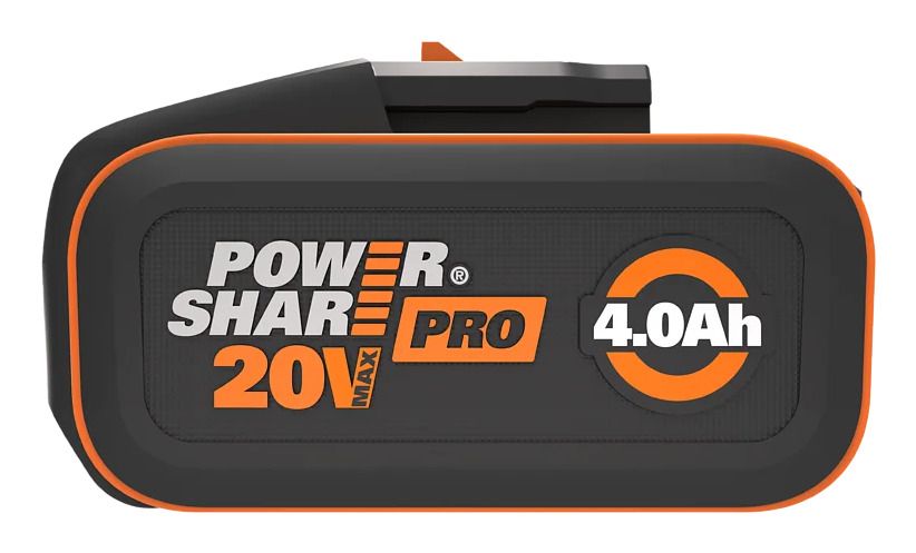 WORX WA3644, Batteri, 4 Ah, 20 V, WORX, Svart, Orange, Litium-Ion (Li-Ion)