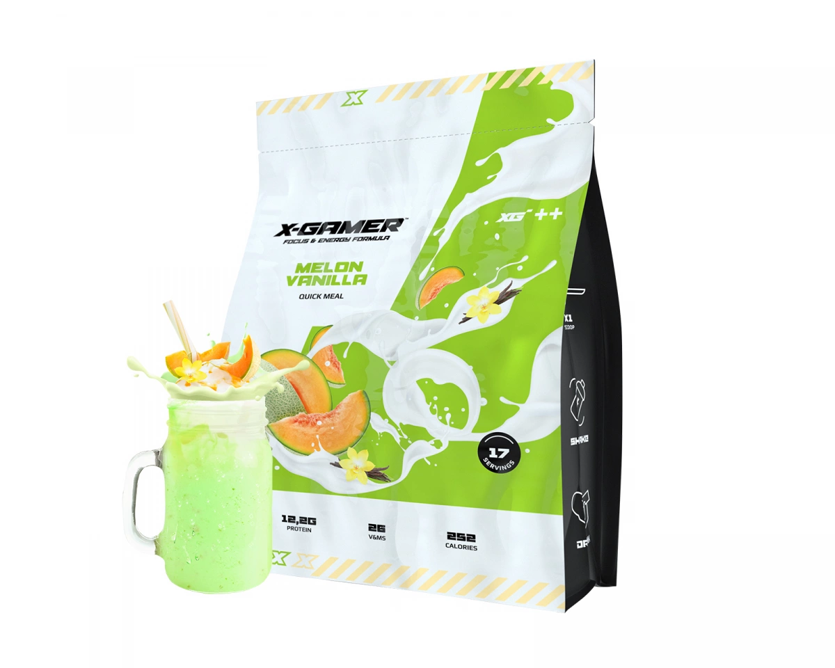 X-Gamer Quick Meal Melon & Vanilla - (17 Serveringar / 1190g)