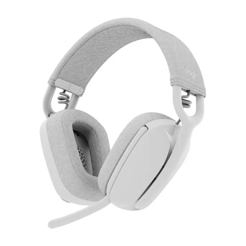 Logitech Zone Vibe 100 trådlöst headset benvit, bild 2