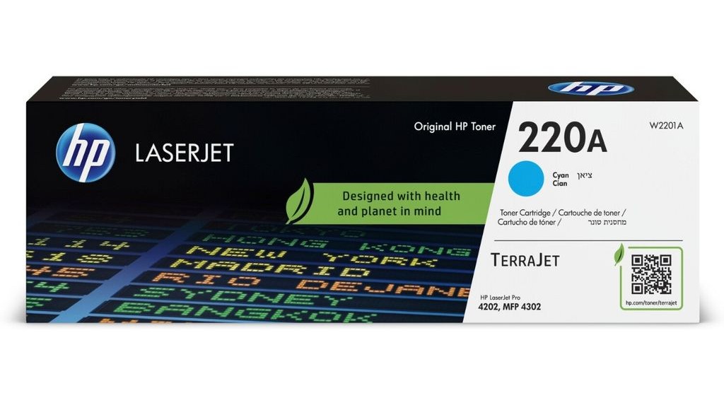 HP 220A lasertonerkassett, cyan, bild 3