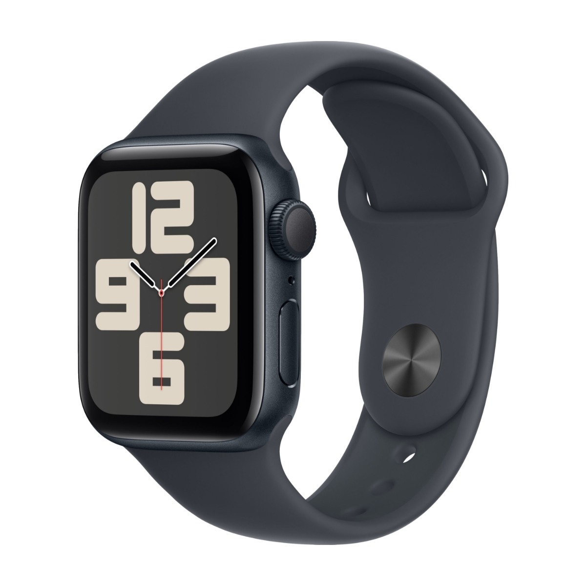 Apple Watch SE GPS 40 mm midnatt alum, midnatt sportband - S/M, bild 2