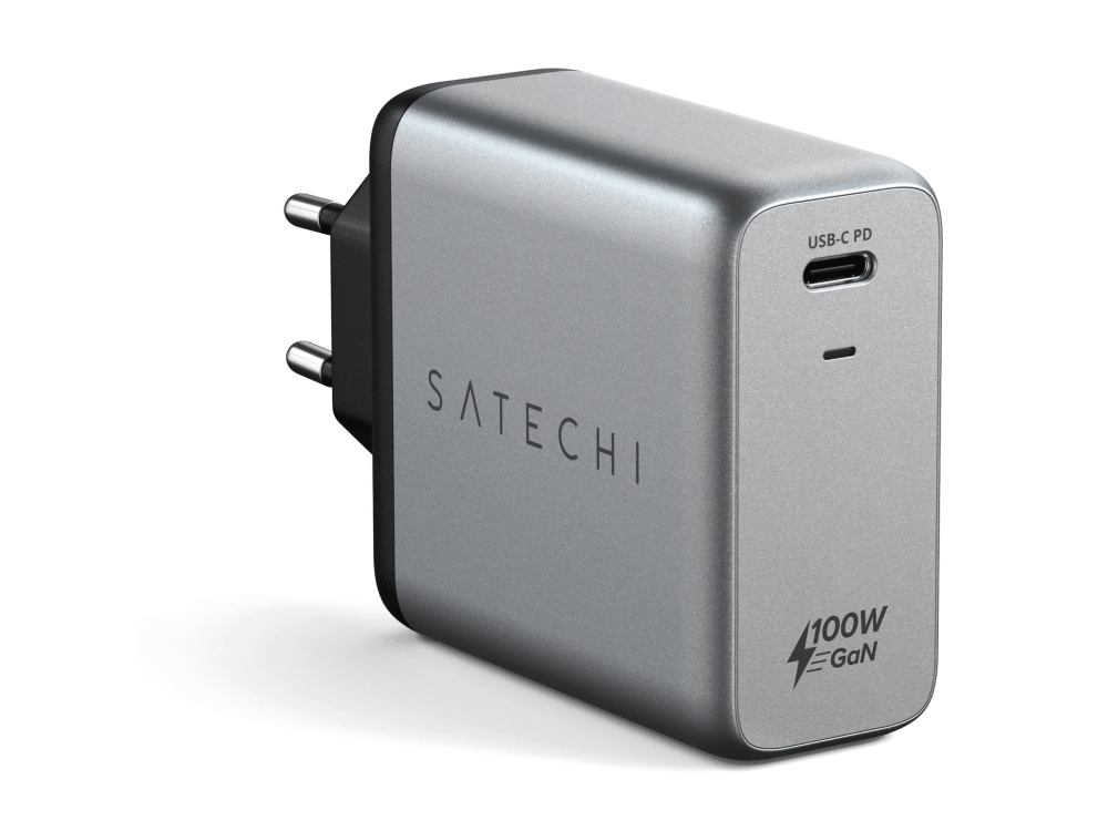 Satechi - Strömadapter - GaN-teknik - 100 Watt - PD (USB-C) - Europa