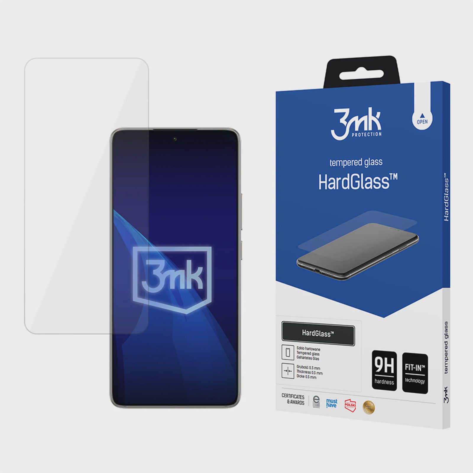 Härdat glas 9H 3mk HardGlass™ för Xiaomi 14T / 14T Pro