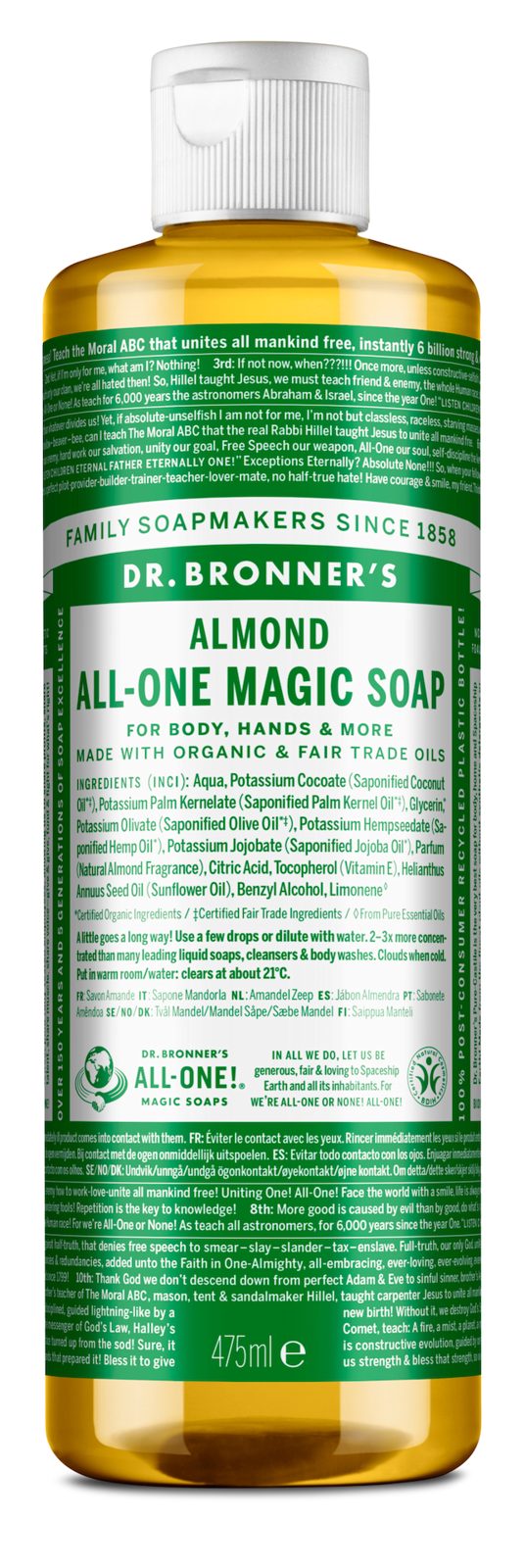 Dr. Bronner's Magic Soaps Almond 475 ml