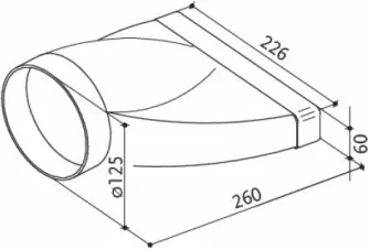 Franke anslutning till ventilationsslang 12.0157.296