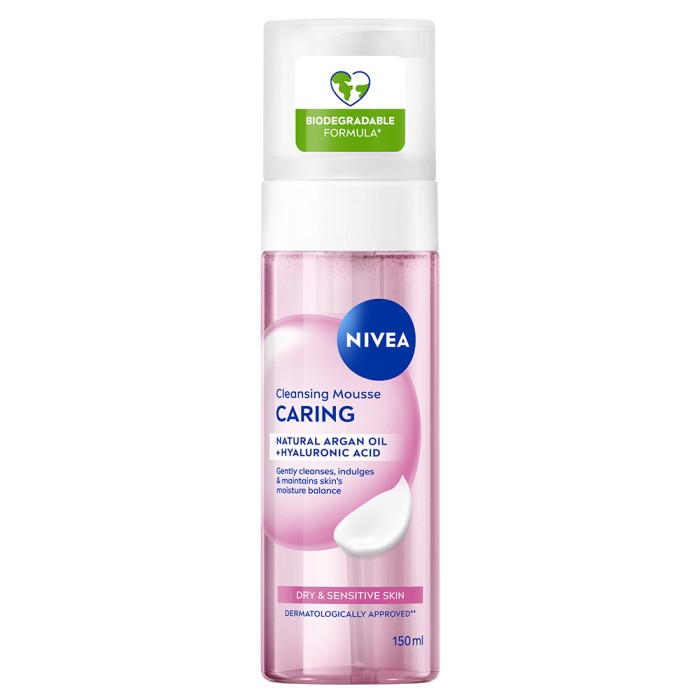 NIVEA Caring Cleansing Mousse 150 ml
