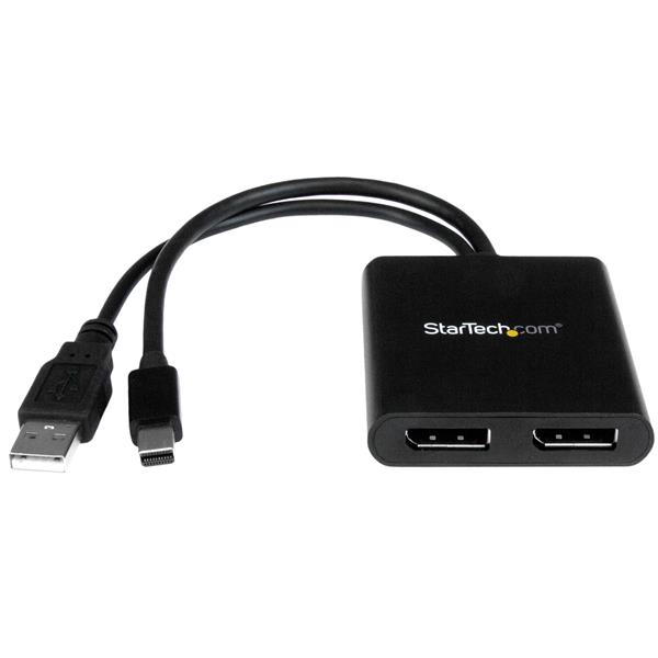 Displayport-hub StarTech, 1 Mini Displayport till 2 Displayport, strömförsörjning via USB, bild 4